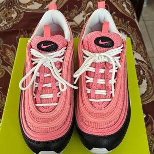 Nike Vibrant Pink and Black Athletic Shoes